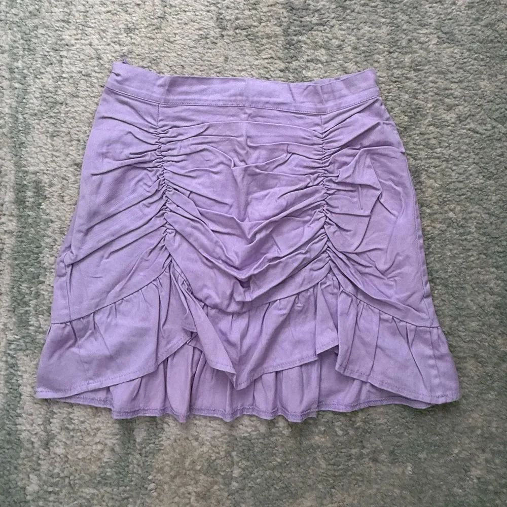 Lavender Ruched Women's Skirt